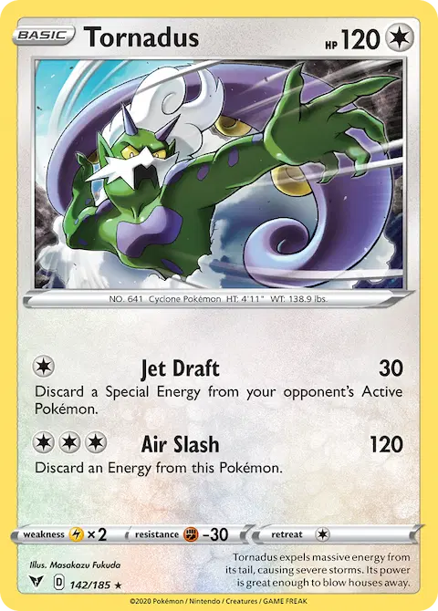 Tornadus, Vivid Voltage 142/185