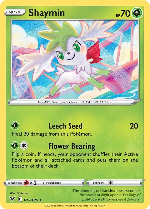 Shaymin, Vivid Voltage 15/185