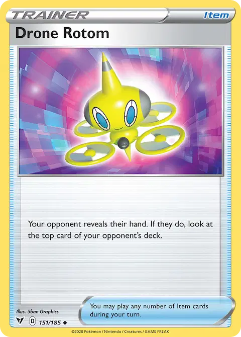 Drone Rotom, Vivid Voltage 151/185