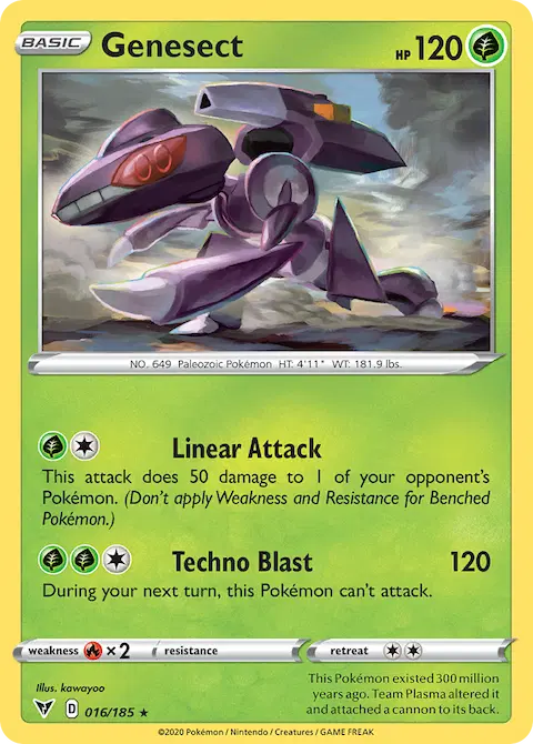 Genesect, Vivid Voltage 16/185