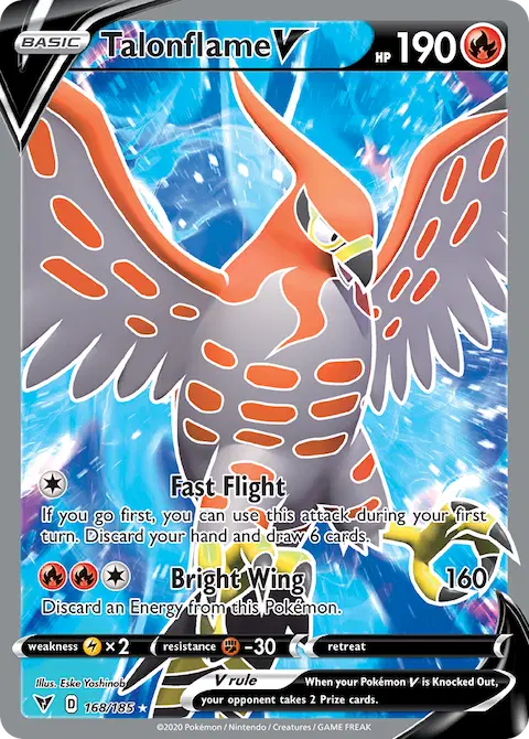 Talonflame V, Vivid Voltage 168/185