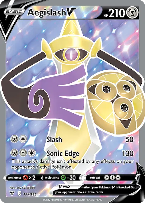 Aegislash V, Vivid Voltage 177/185