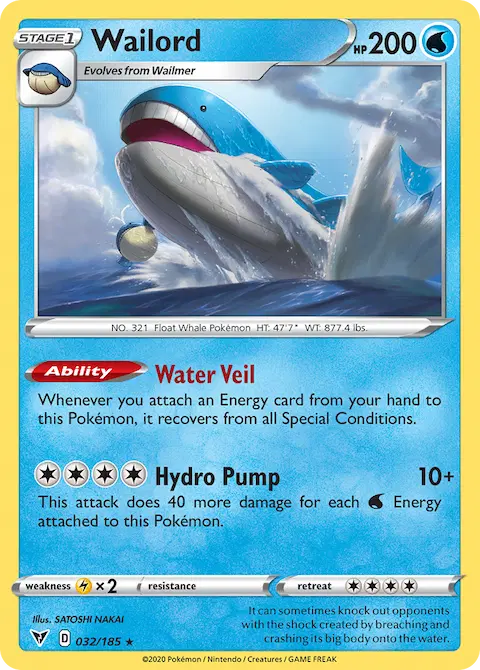 Wailord, Vivid Voltage 32/185