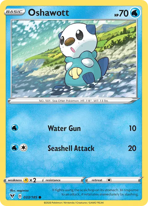 Oshawott, Vivid Voltage 33/185