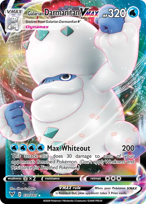 Galarian Darmanitan VMAX, Vivid Voltage 37/185