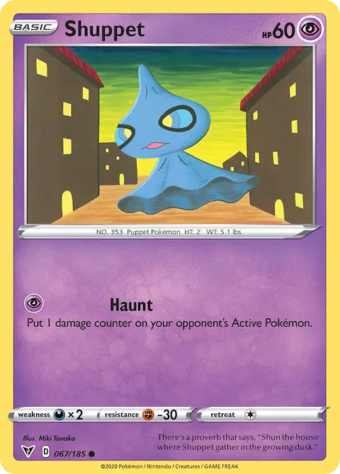 Shuppet, Vivid Voltage 67/185