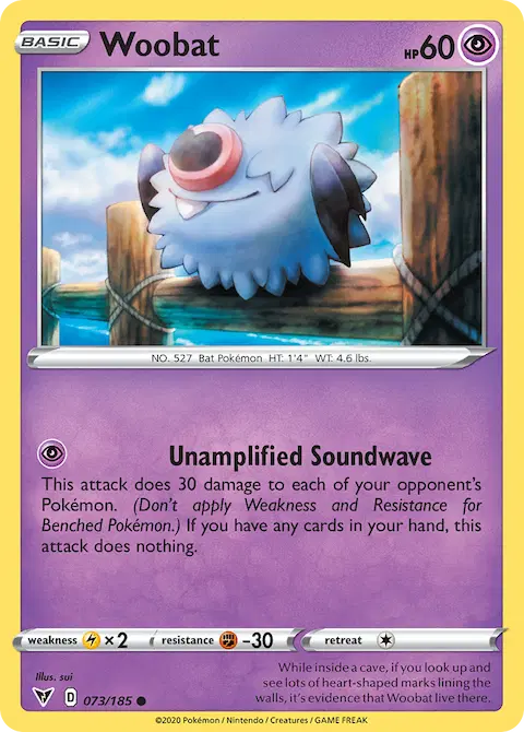 Woobat, Vivid Voltage 73/185