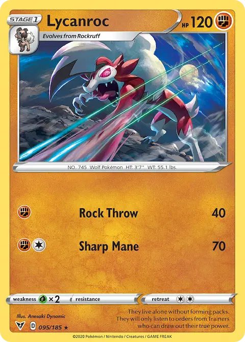 Lycanroc, Vivid Voltage 95/185