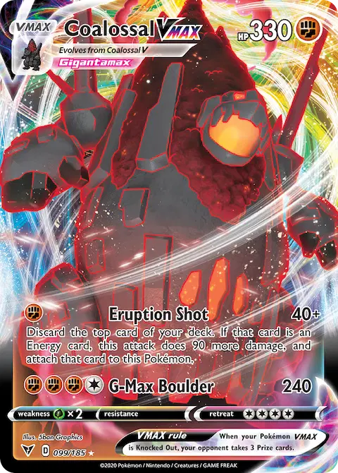 Coalossal VMAX, Vivid Voltage 99/185
