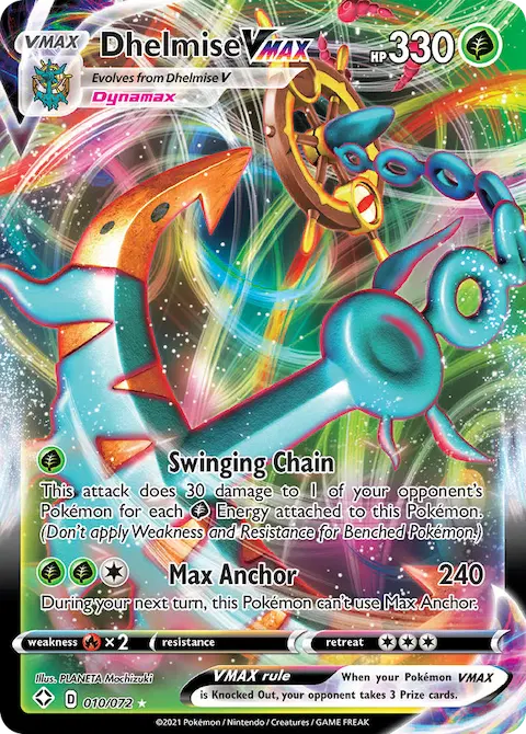 Dhelmise VMAX, Shining Fates 10/72