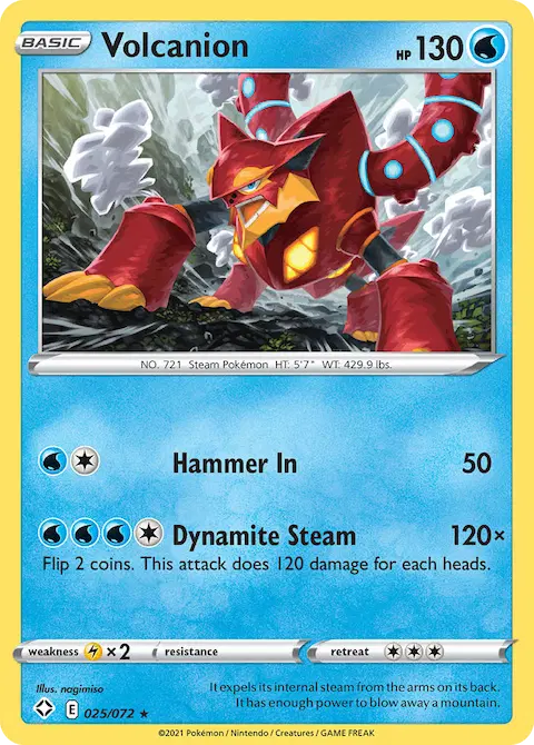 Volcanion, Shining Fates 25/72