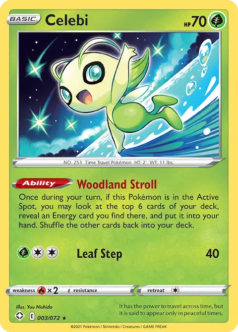Celebi, Shining Fates 3/72