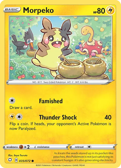 Morpeko, Shining Fates 35/72