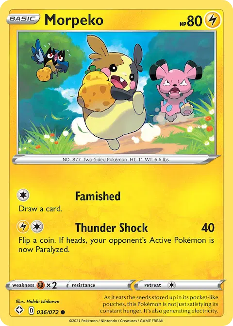 Morpeko, Shining Fates 36/72