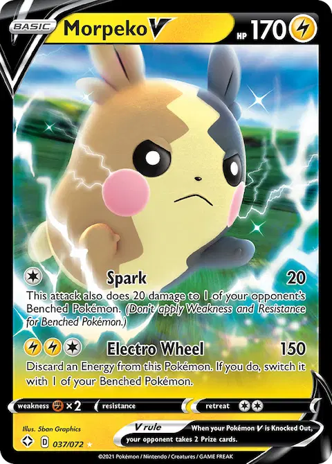 Morpeko V, Shining Fates 37/72