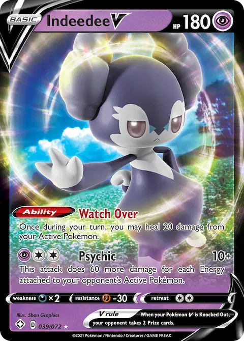 Indeedee V, Shining Fates 39/72
