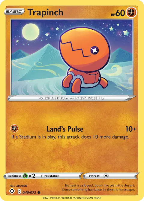 Trapinch, Shining Fates 40/72