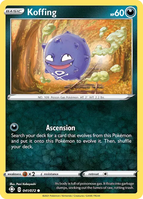 Koffing, Shining Fates 41/72