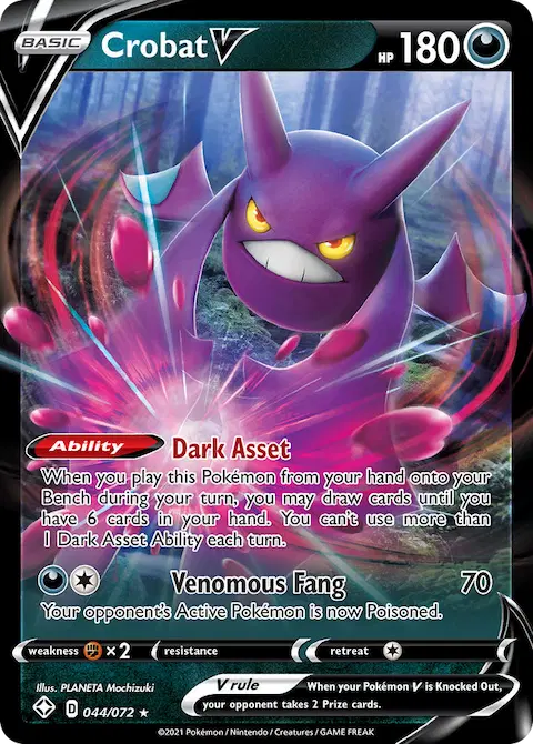 Crobat V, Shining Fates 44/72