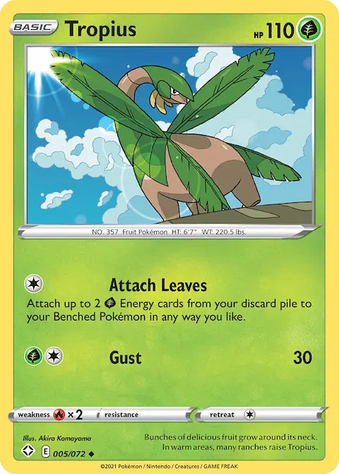 Tropius, Shining Fates 5/72
