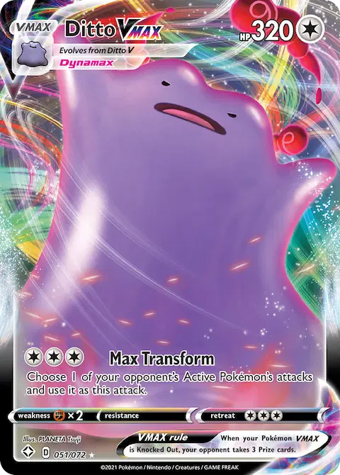 Ditto VMAX, Shining Fates 51/72