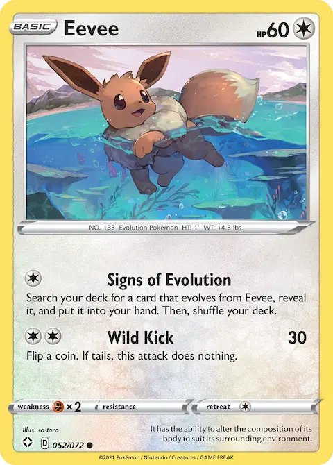 Eevee, Shining Fates 52/72