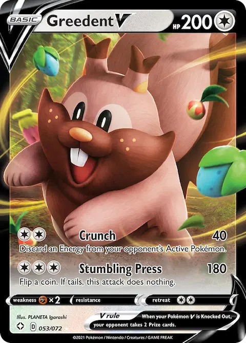 Greedent V, Shining Fates 53/72