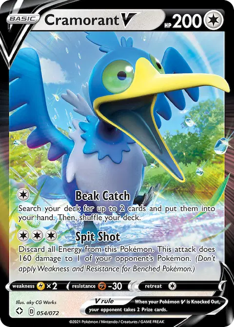 Cramorant V, Shining Fates 54/72