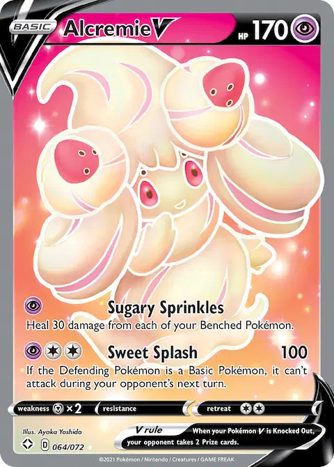 Alcremie V, Shining Fates 64/72