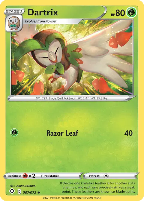 Dartrix, Shining Fates 7/72