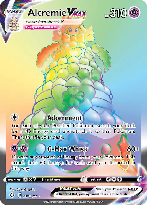 Alcremie VMAX, Shining Fates 73/72
