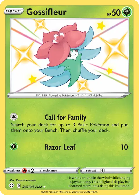 Gossifleur, Shining Fates Shiny Vault SV010