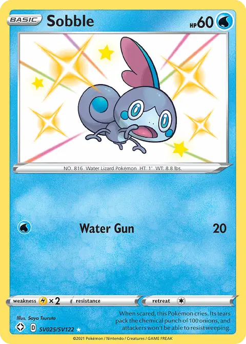 Sobble, Shining Fates Shiny Vault SV025