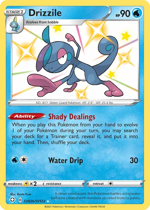 Drizzile, Shining Fates Shiny Vault SV026