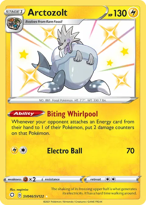 Arctozolt, Shining Fates Shiny Vault SV046