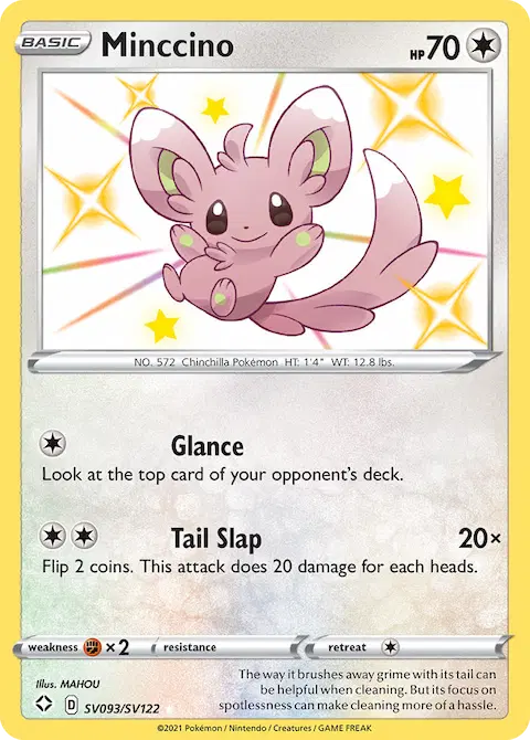 Minccino, Shining Fates Shiny Vault SV093