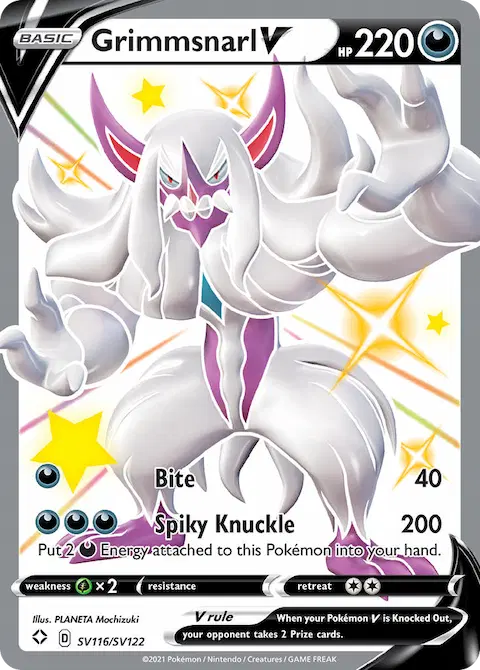 Grimmsnarl V, Shining Fates Shiny Vault SV116