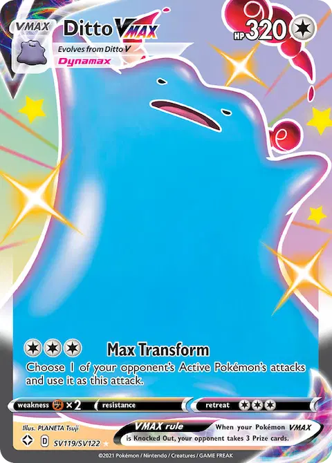 Ditto VMAX, Shining Fates Shiny Vault SV119