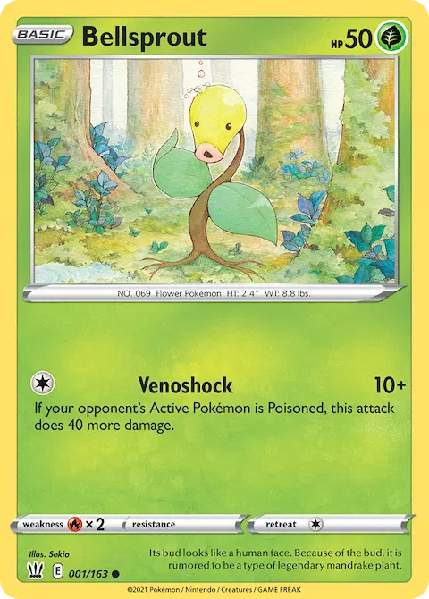 Bellsprout, Battle Styles 1/163