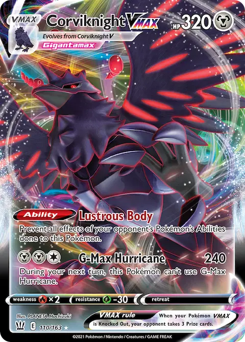 Corviknight VMAX, Battle Styles 110/163