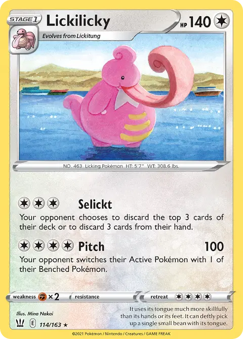 Lickilicky, Battle Styles 114/163