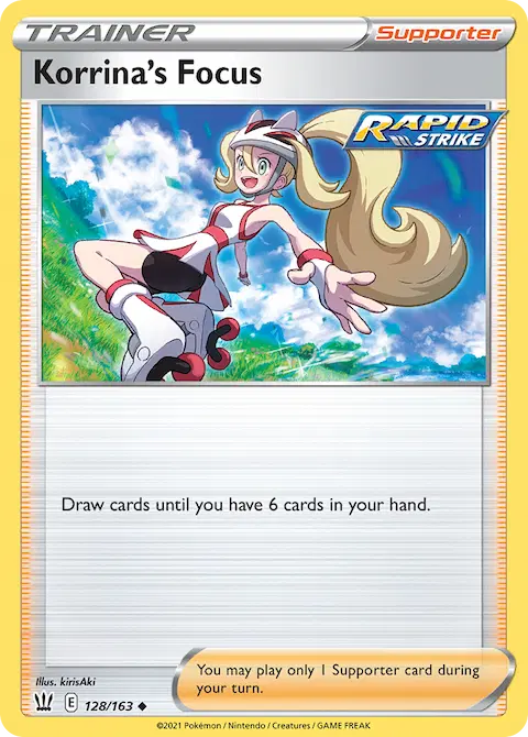 Korrina's Focus, Battle Styles 128/163