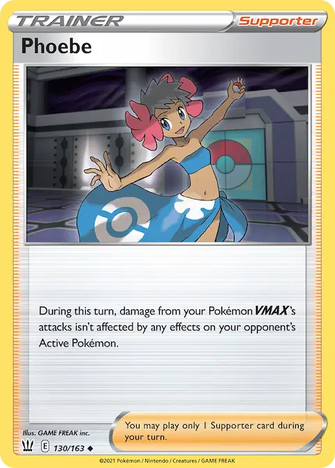 Phoebe, Battle Styles 130/163