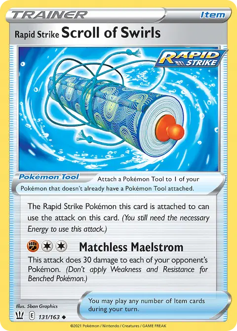 Rapid Strike Scroll of Swirls, Battle Styles 131/163
