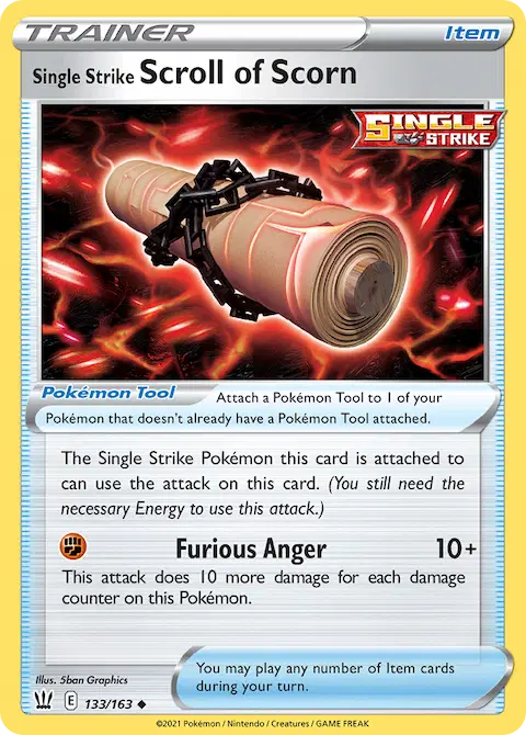 Single Strike Scroll of Scorn, Battle Styles 133/163