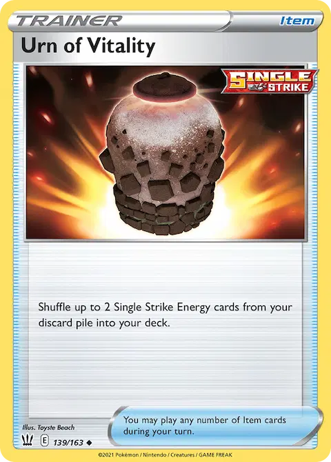Urn of Vitality, Battle Styles 139/163