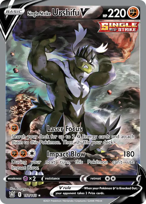 Single Strike Urshifu V, Battle Styles 151/163