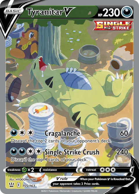 Tyranitar V, Battle Styles 155/163