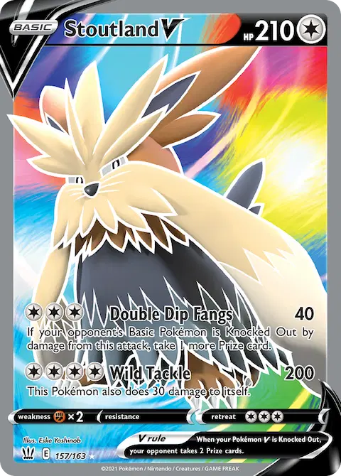 Stoutland V, Battle Styles 157/163
