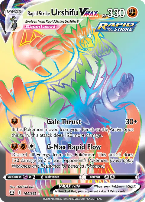 Rapid Strike Urshifu VMAX, Battle Styles 169/163